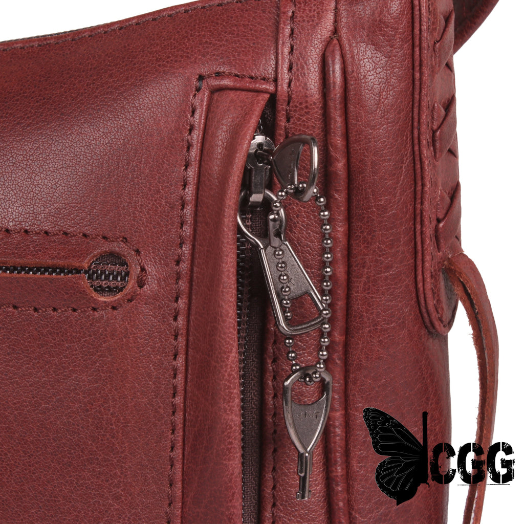 Concealed Carry Callie Leather Crossbody By Lady Conceal Bags