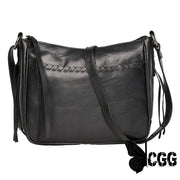 Concealed Carry Callie Leather Crossbody By Lady Conceal Black Bags