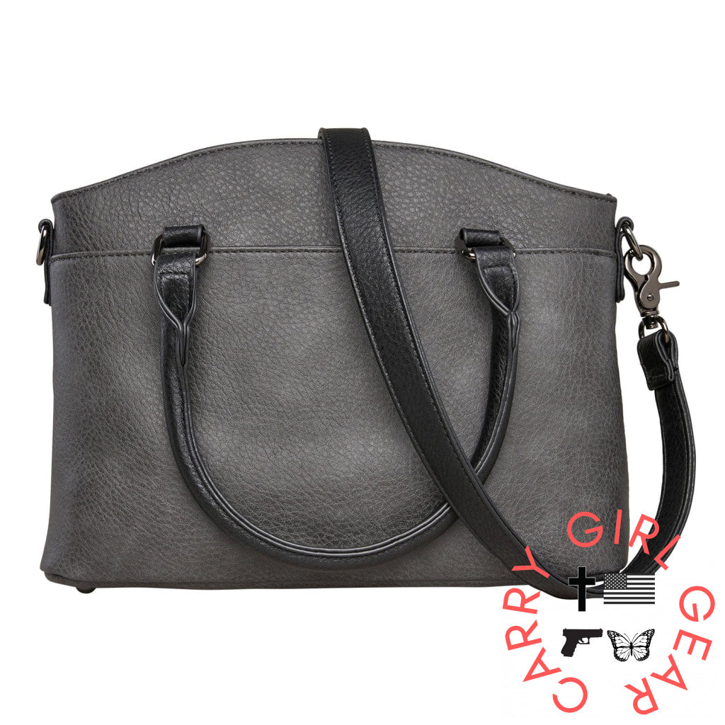 Concealed Carry Carly Satchel By Lady Conceal Gray Satchels
