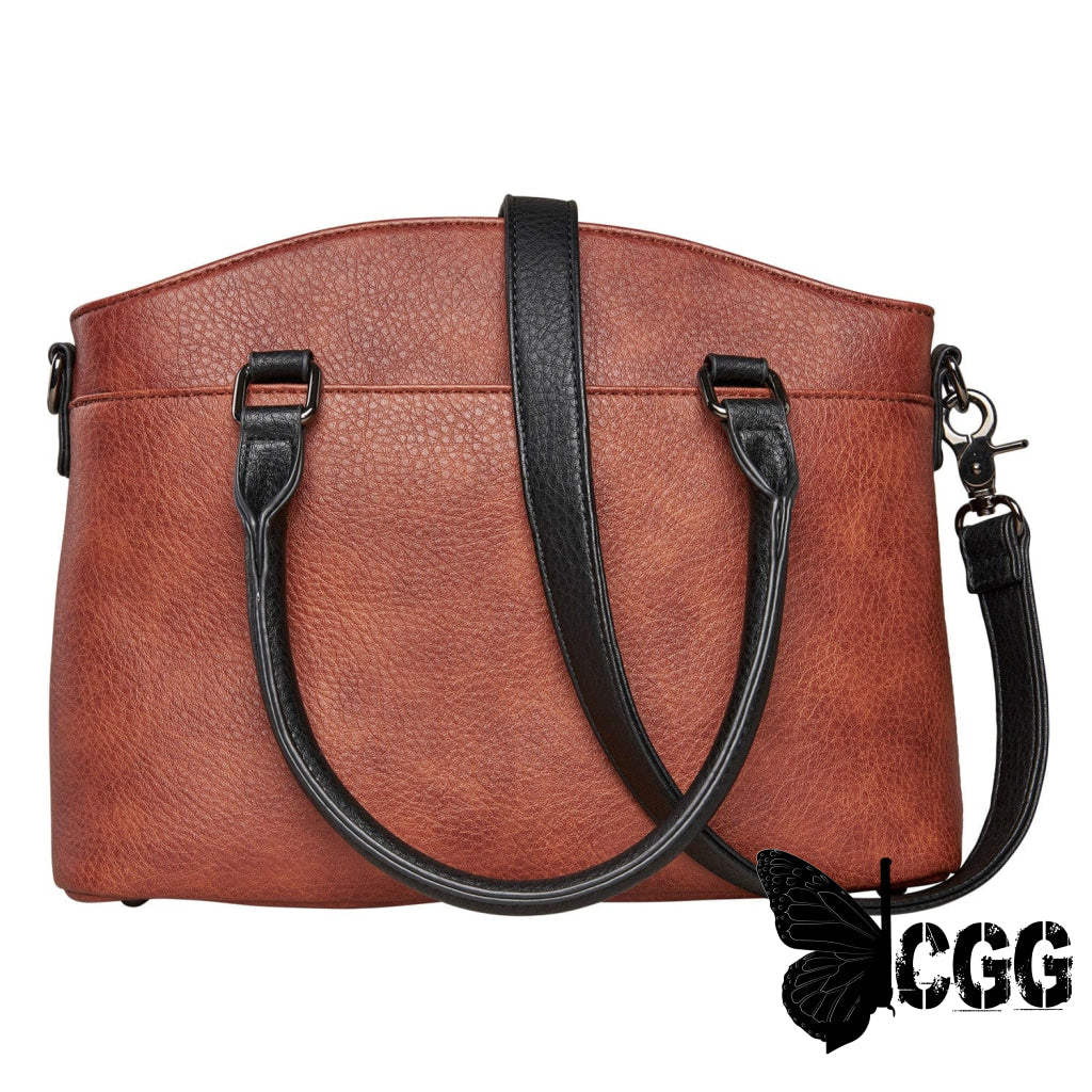 Concealed Carry Carly Satchel By Lady Conceal Mahogany Satchels