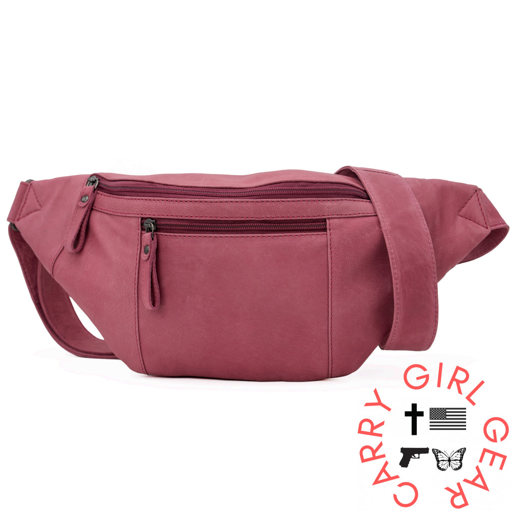 Concealed Carry Charlie Magnetic Sling by Lady Conceal Plum