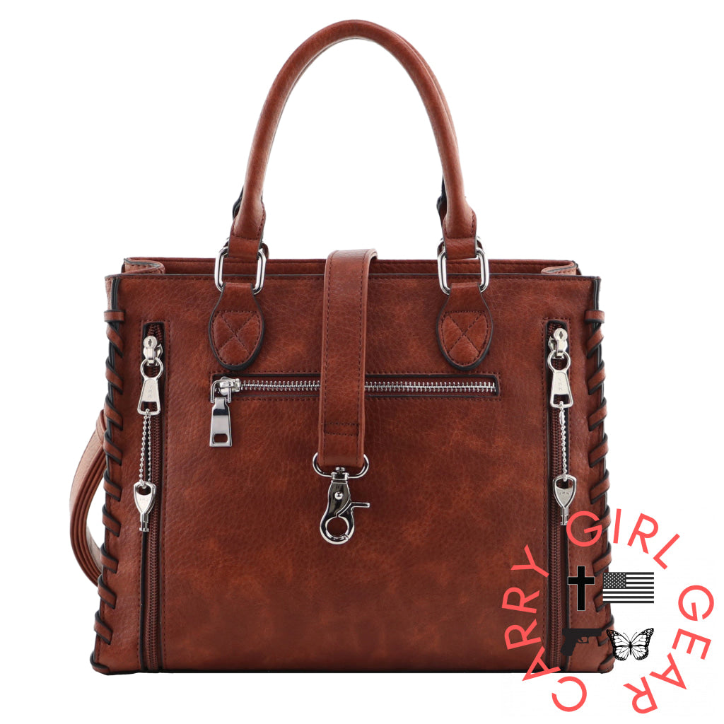Concealed Carry Crossbody Ann Satchel By Lady Conceal Satchels