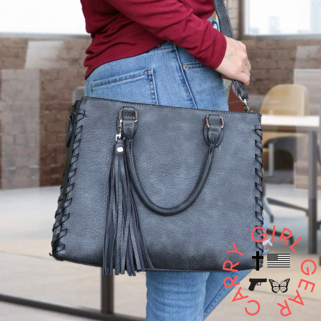 Concealed Carry Crossbody Ann Satchel By Lady Conceal Satchels