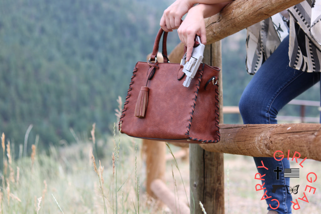 Concealed Carry Crossbody Ann Satchel By Lady Conceal Satchels