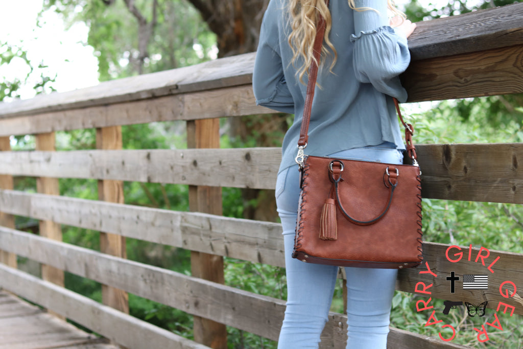 Concealed Carry Crossbody Ann Satchel By Lady Conceal Satchels
