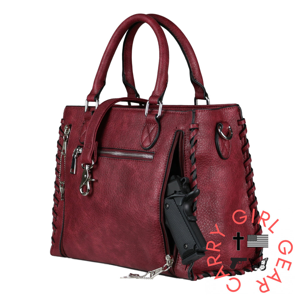 Concealed Carry Crossbody Ann Satchel By Lady Conceal Satchels
