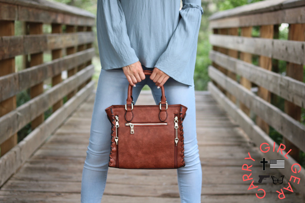 Concealed Carry Crossbody Ann Satchel By Lady Conceal Satchels