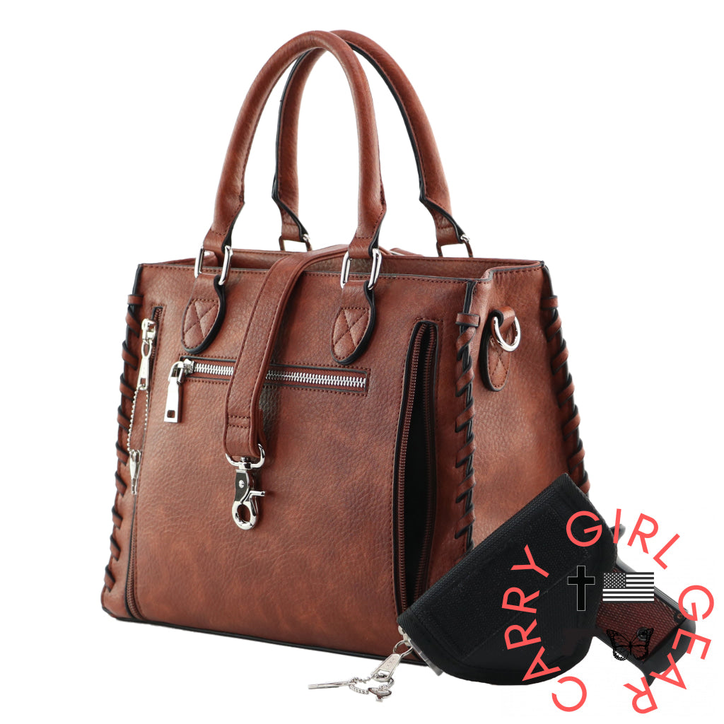 Concealed Carry Crossbody Ann Satchel By Lady Conceal Satchels