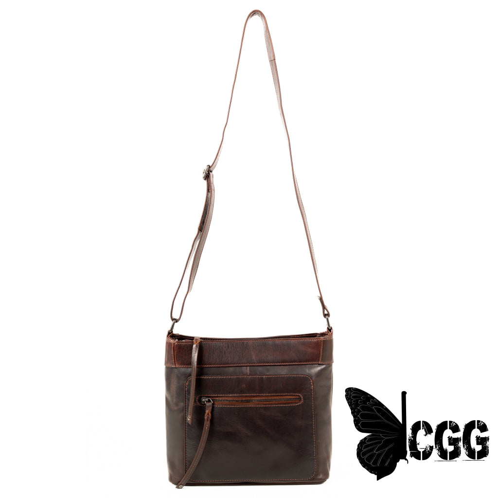 Concealed Carry Delaney Leather Crossbody By Lady Conceal Bags