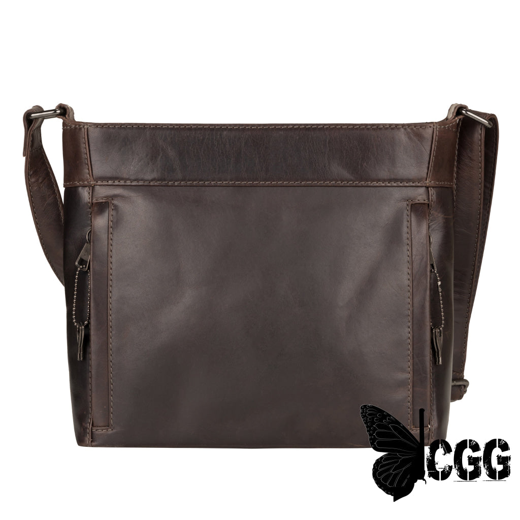 Concealed Carry Delaney Leather Crossbody By Lady Conceal Bags