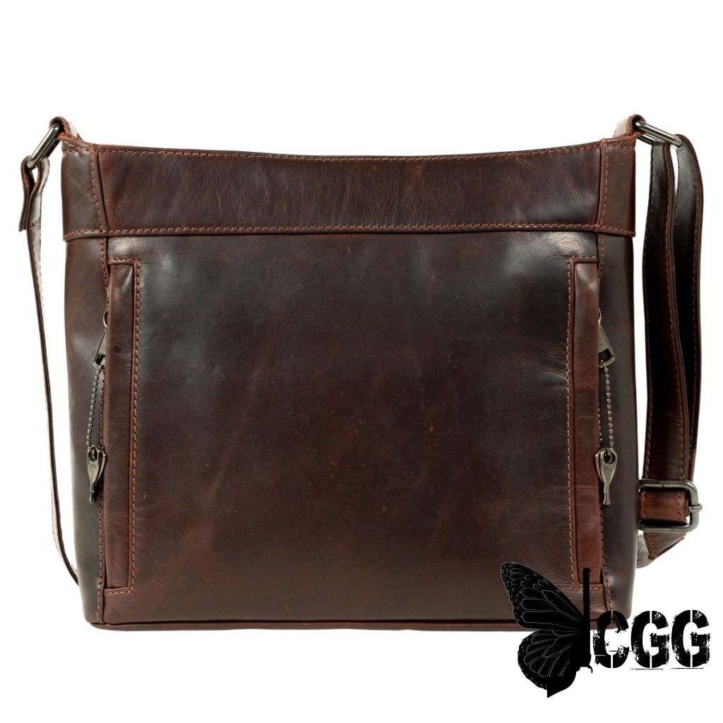 Concealed Carry Delaney Leather Crossbody By Lady Conceal Bags