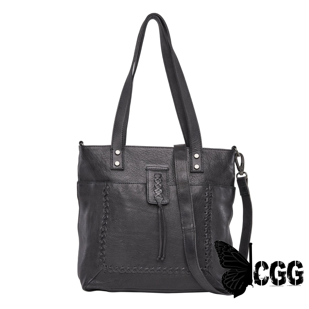 Concealed Carry Eden Leather Tote By Lady Conceal Black Totes