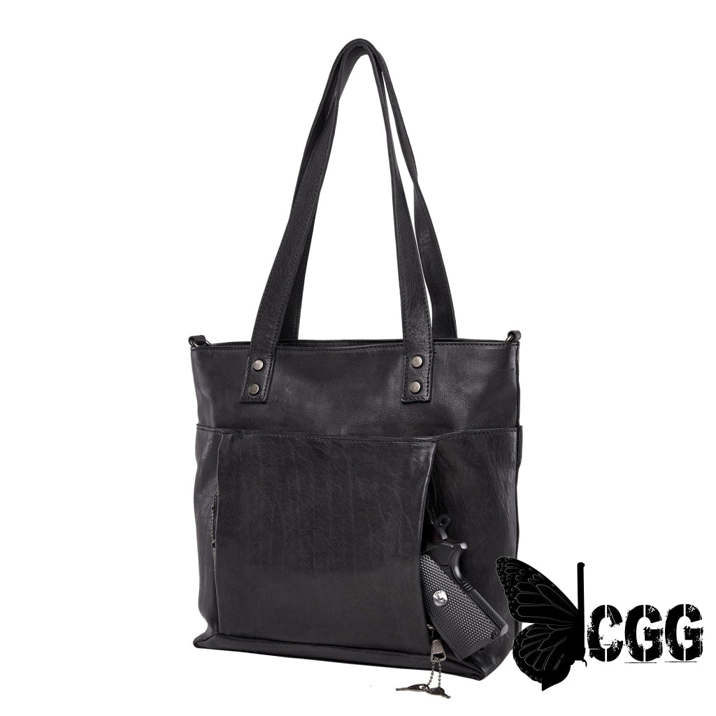 Concealed Carry Eden Leather Tote By Lady Conceal Totes