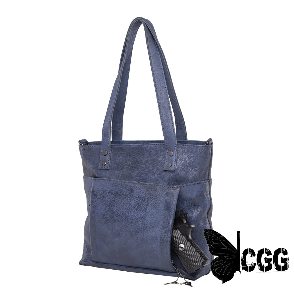 Concealed Carry Eden Leather Tote By Lady Conceal Totes