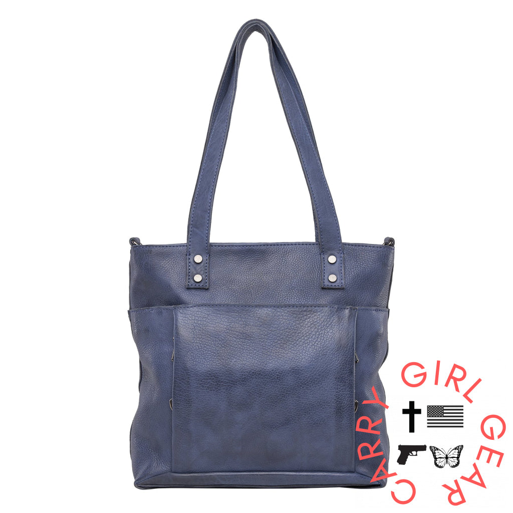 Concealed Carry Eden Leather Tote By Lady Conceal Totes