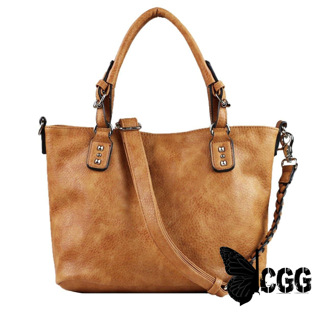 Concealed Carry Ella Satchel By Lady Conceal Cinnamon Satchels