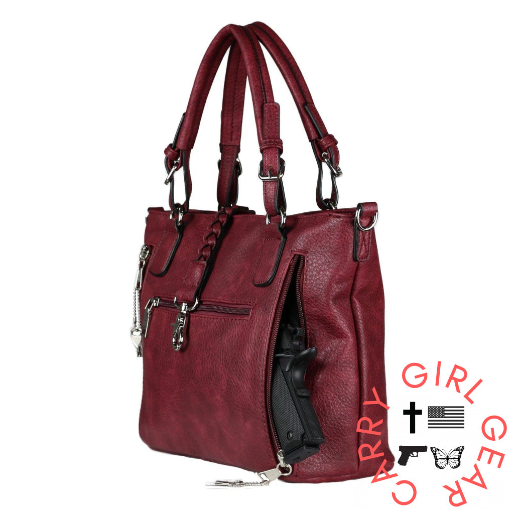 Concealed Carry Ella Satchel By Lady Conceal Satchels