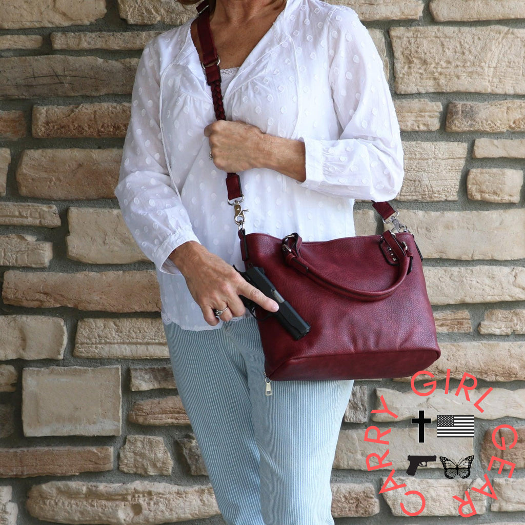 Concealed Carry Ella Satchel By Lady Conceal Satchels