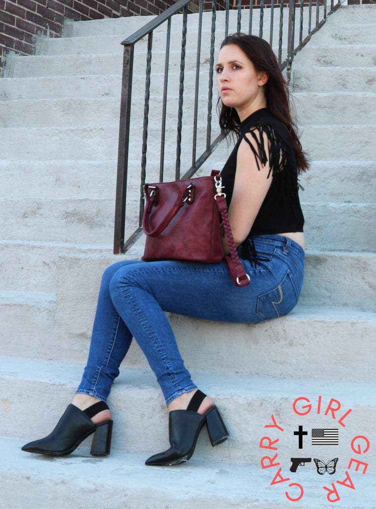 Concealed Carry Ella Satchel By Lady Conceal Satchels