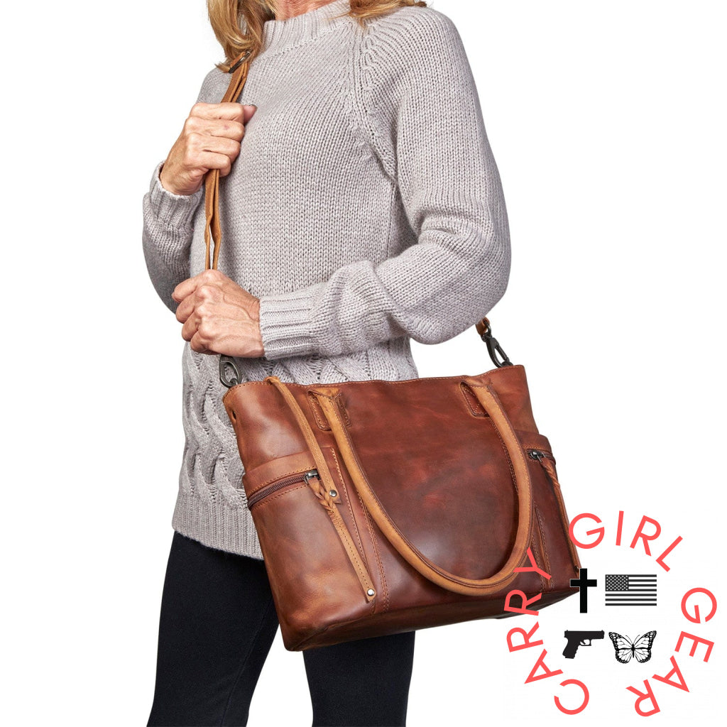 Concealed Carry Emerson Satchel By Lady Conceal Satchels