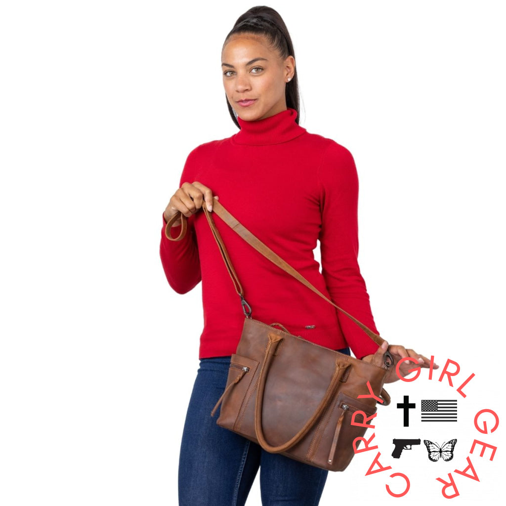Concealed Carry Emerson Satchel By Lady Conceal Satchels