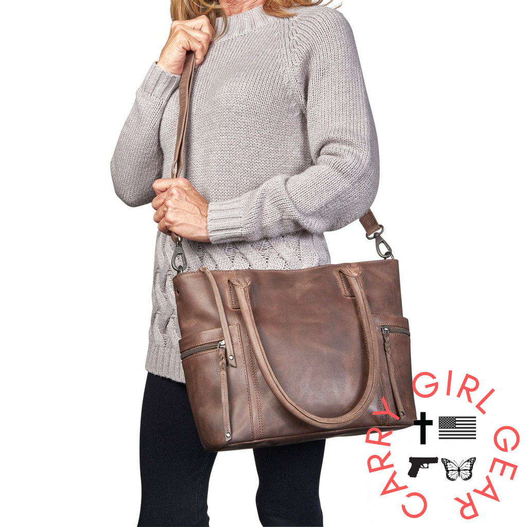 Concealed Carry Emerson Satchel By Lady Conceal Satchels