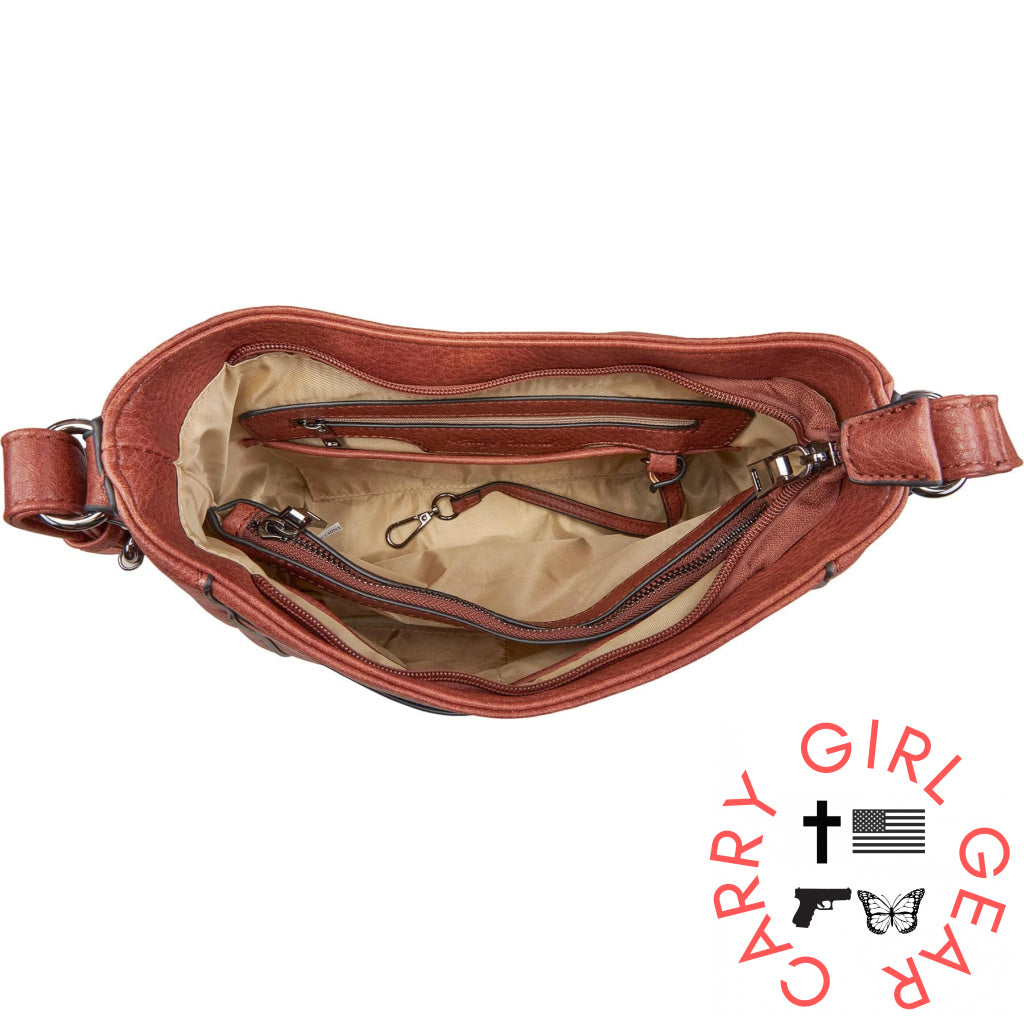 Concealed Carry Emery Crossbody With Rfid Slim Wallet By Lady Conceal Bags