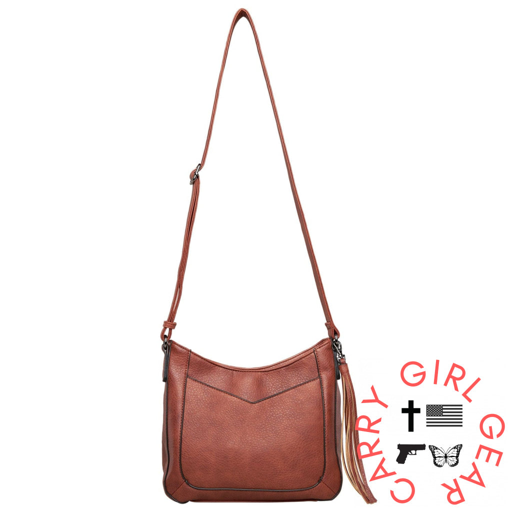 Concealed Carry Emery Crossbody With Rfid Slim Wallet By Lady Conceal Bags