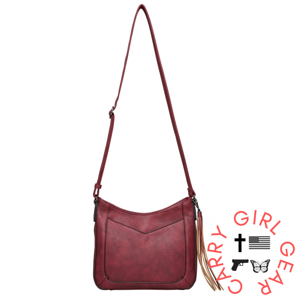 Concealed Carry Emery Crossbody With Rfid Slim Wallet By Lady Conceal Bags