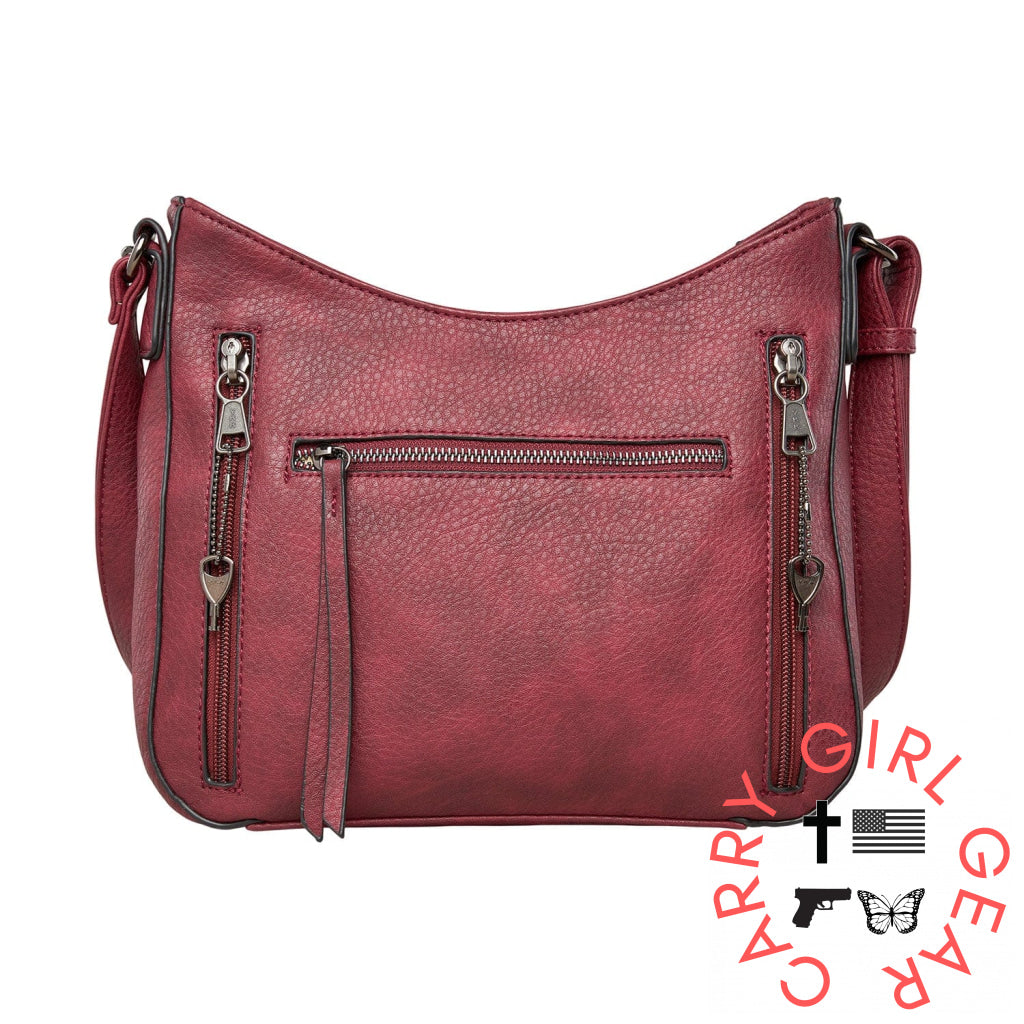 Concealed Carry Emery Crossbody With Rfid Slim Wallet By Lady Conceal Bags