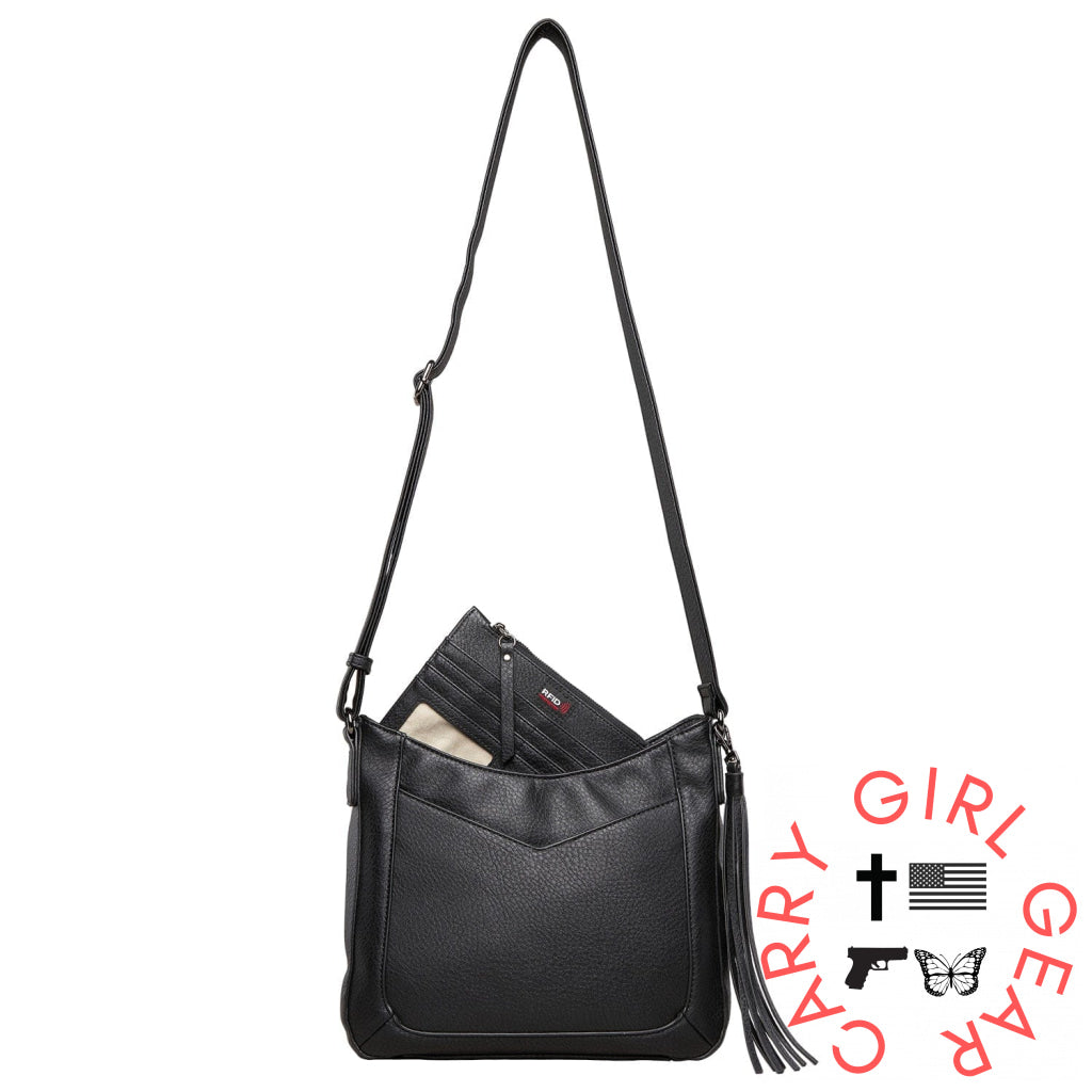 Concealed Carry Emery Crossbody With Rfid Slim Wallet By Lady Conceal Bags