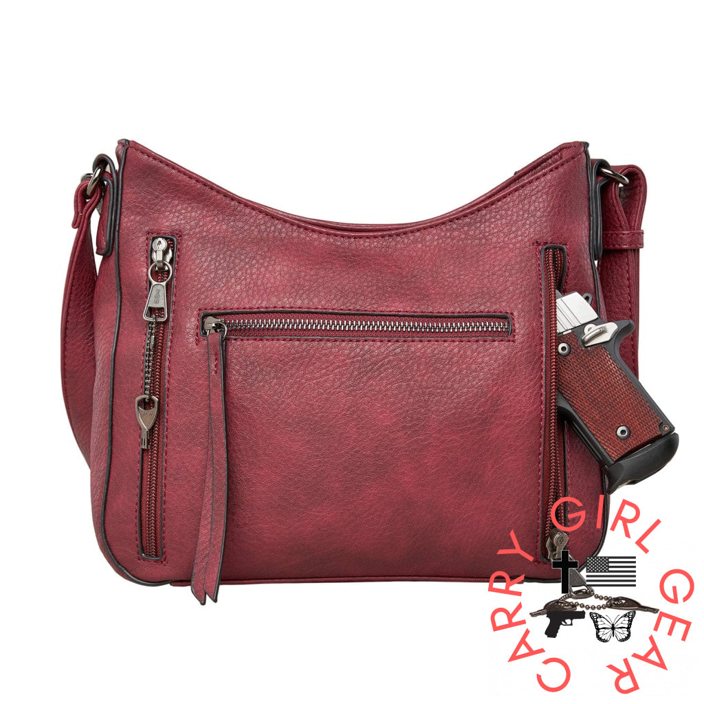 Concealed Carry Emery Crossbody With Rfid Slim Wallet By Lady Conceal Bags