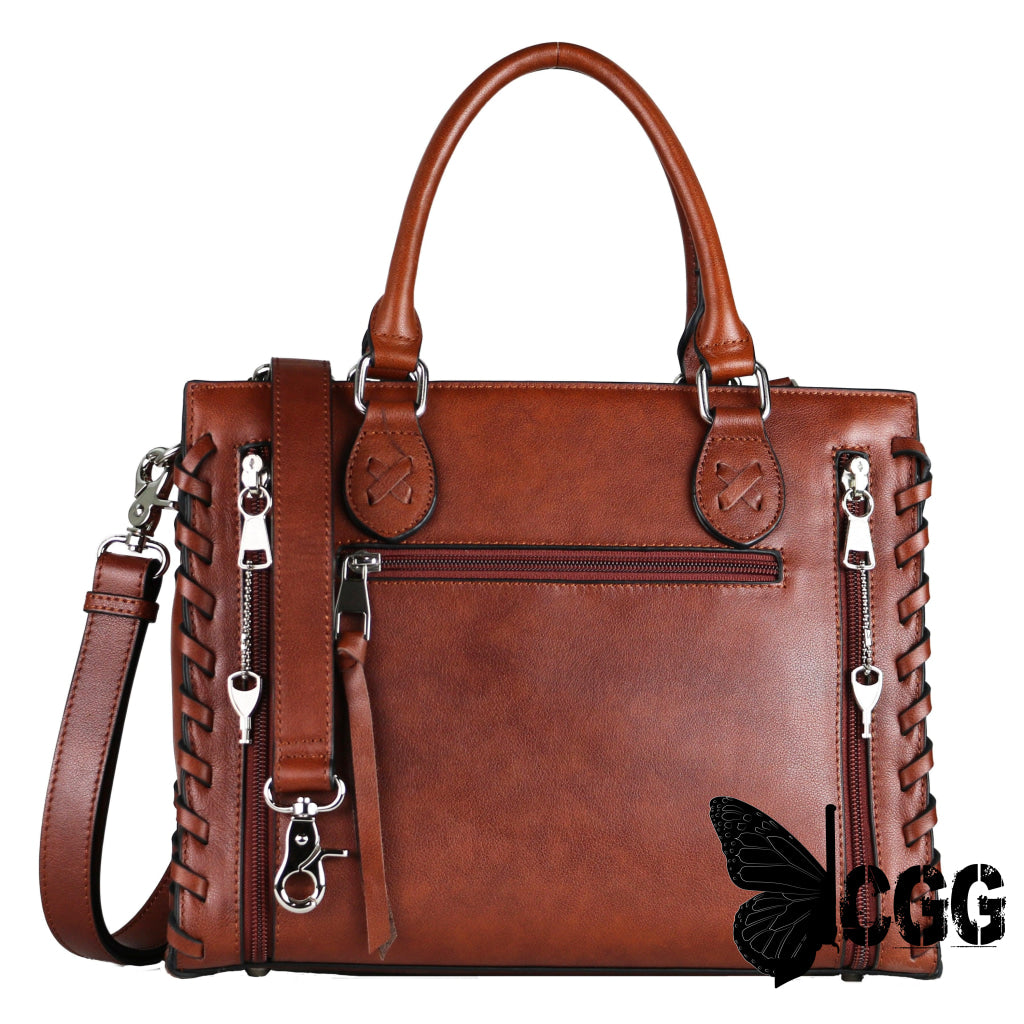 Concealed Carry Emma Leather Satchel By Lady Conceal Satchels