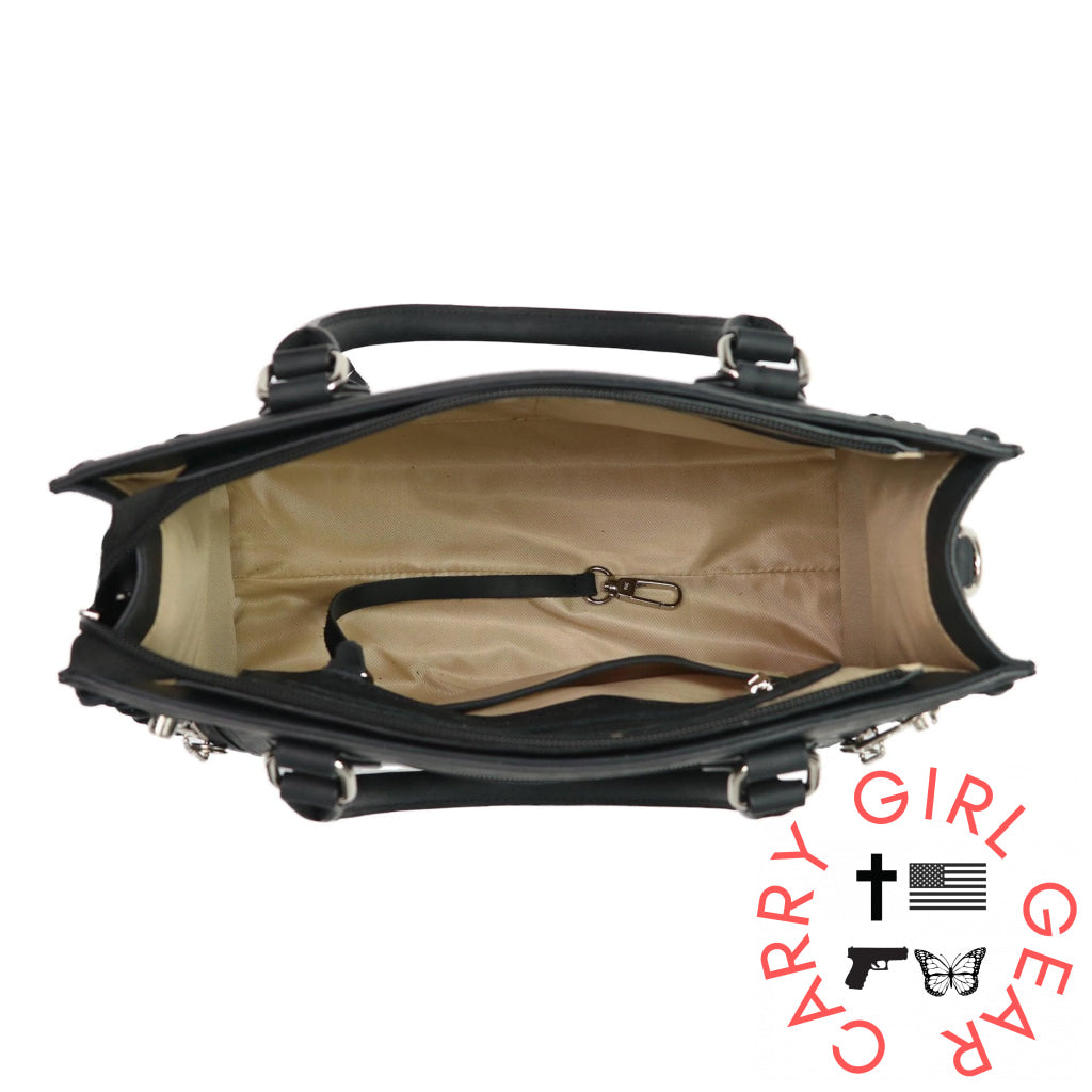 Concealed Carry Emma Leather Satchel By Lady Conceal Satchels