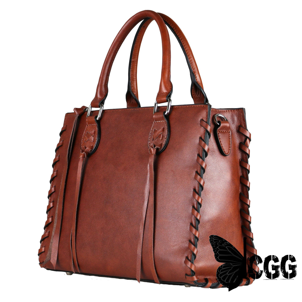 Concealed Carry Emma Leather Satchel By Lady Conceal Satchels