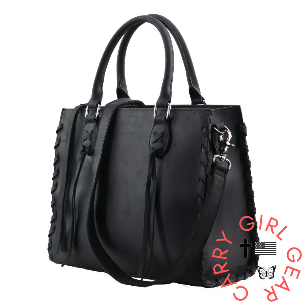 Concealed Carry Emma Leather Satchel By Lady Conceal Satchels