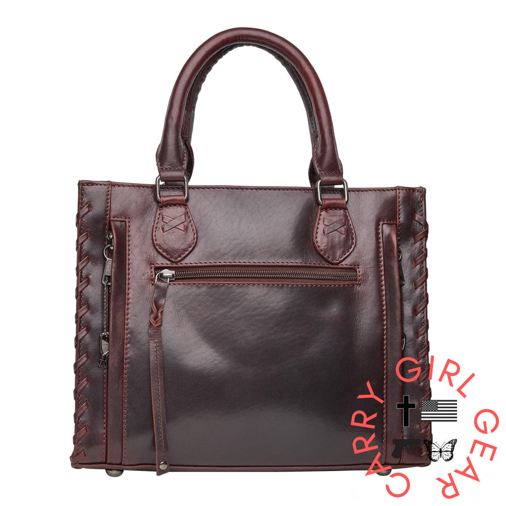 Concealed Carry Emma Leather Satchel By Lady Conceal Satchels