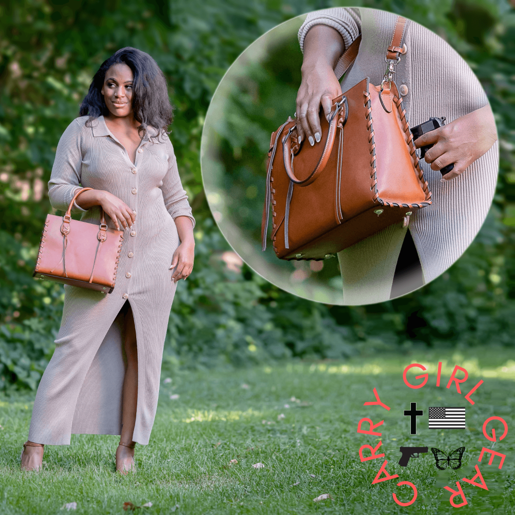 Concealed Carry Emma Leather Satchel By Lady Conceal Satchels