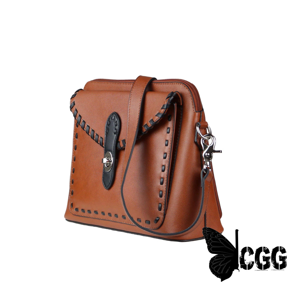 Concealed Carry Evelyn Leather Crossbody By Lady Conceal Bags