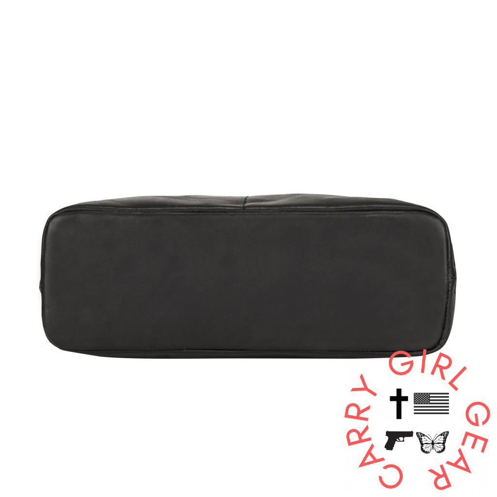 Concealed Carry Faith Leather Crossbody By Lady Conceal Bags
