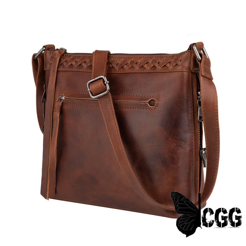 Concealed Carry Faith Leather Crossbody By Lady Conceal Bags