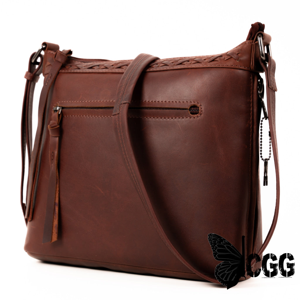 Concealed Carry Faith Leather Crossbody By Lady Conceal Bags