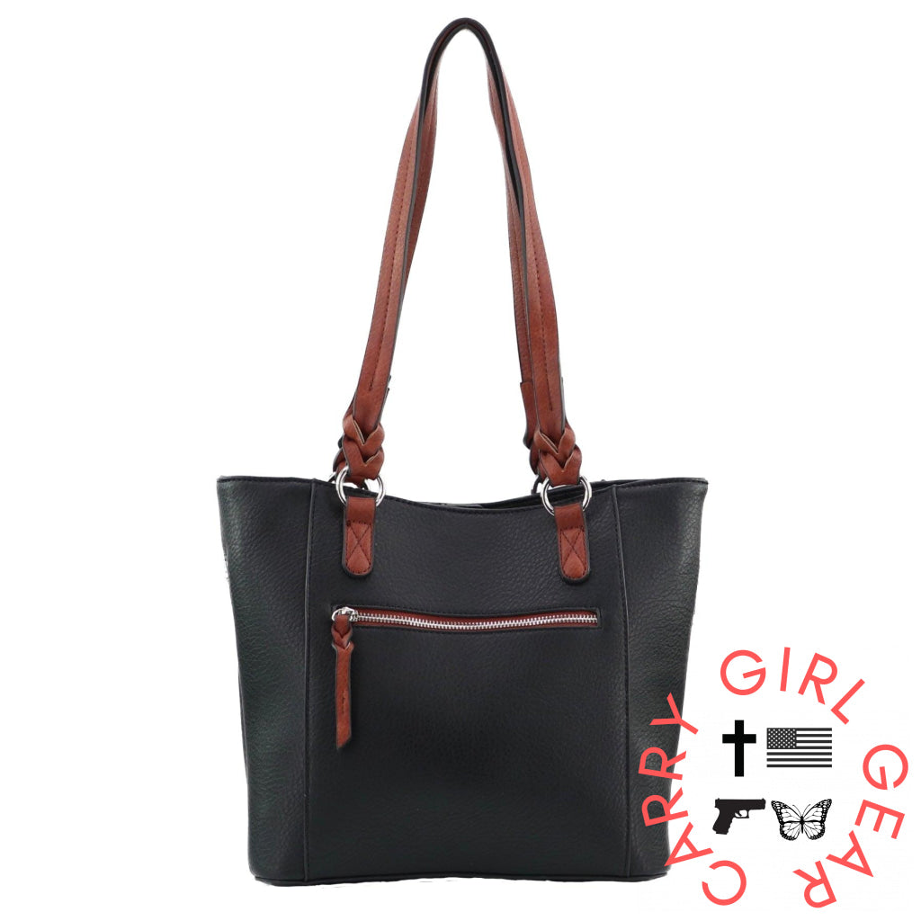 Concealed Carry Grace Tote By Lady Conceal Black Totes