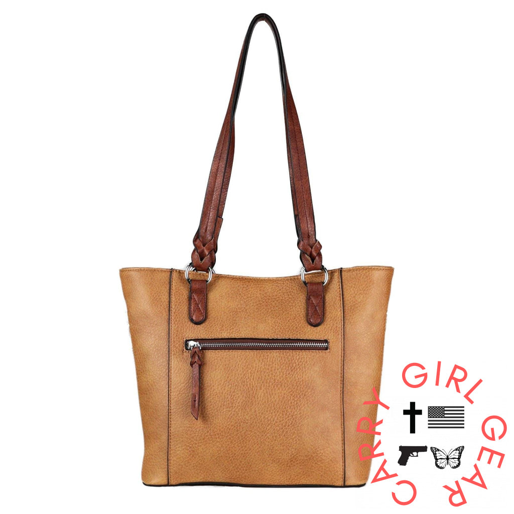 Concealed Carry Grace Tote By Lady Conceal Cinnamon Totes