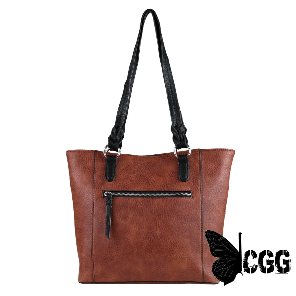 Concealed Carry Grace Tote By Lady Conceal Mahogany Totes