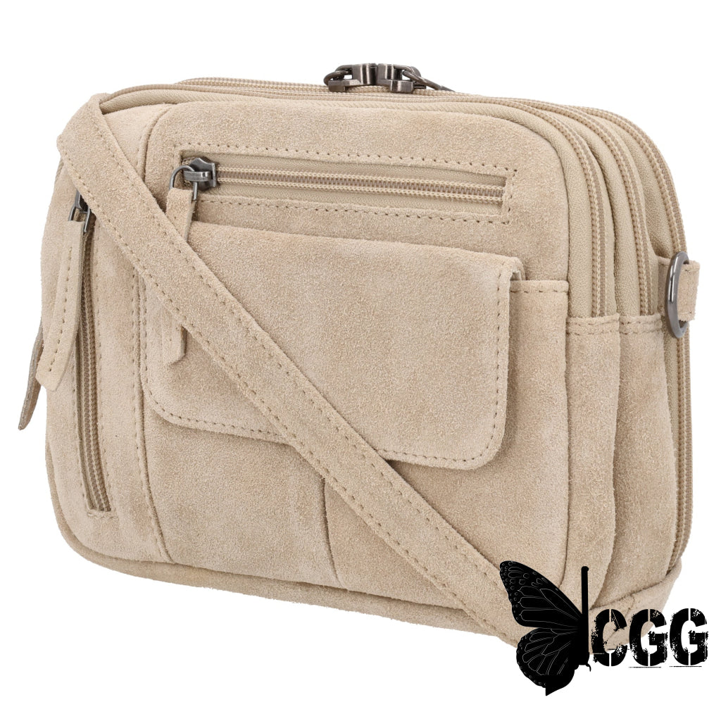 Concealed Carry Hadley Suede Crossbody By Lady Conceal Bags