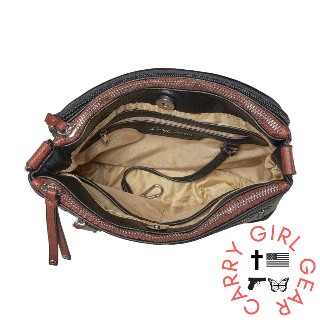 Concealed Carry Hailey Crossbody By Lady Conceal Bags