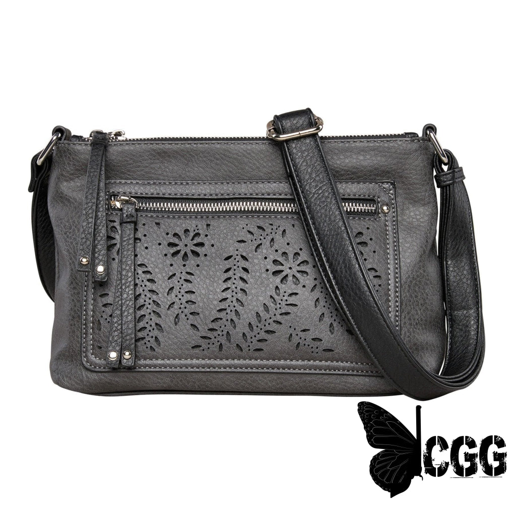 Concealed Carry Hailey Crossbody By Lady Conceal Gray Bags