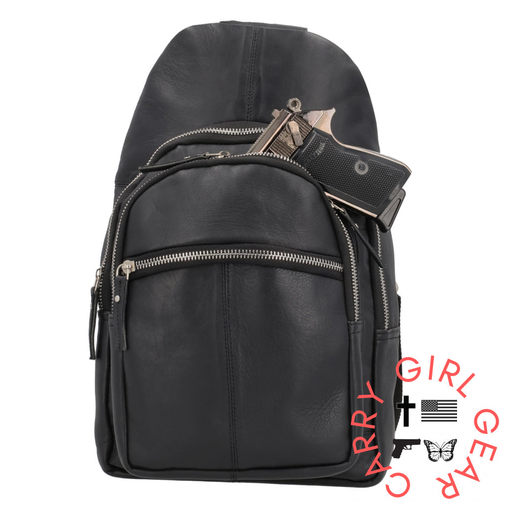 Concealed Carry Harley Lambskin Sling by DS Conceal Slings