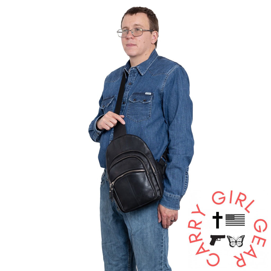 Concealed Carry Harley Lambskin Sling by DS Conceal Slings